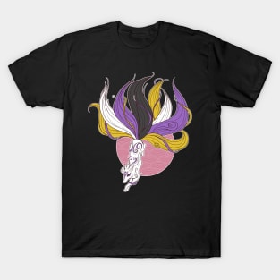 Nonbinary Pride Kitsune T-Shirt